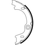 BOSCH 0 986 487 926 Bremsbackensatz, Feststellbremse BOSCH 0 986 487 926 Bremsbackensatz, Feststellbremse