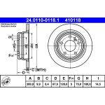 Bremsscheibe 24.0110-0118.1
