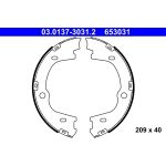 ATE 03.0137-3031.2 Bremsbackensatz, Feststellbremse ATE 03.0137-3031.2 Bremsbackensatz, Feststellbremse