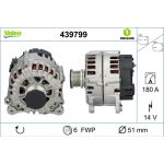 Valeo 439799 Generator ORIGINS - NEW O.E. TECHNOLOGIE Valeo 439799 Generator ORIGINS - NEW O.E. TECHNOLOGIE