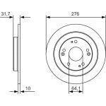 Bremsscheibe 0 986 479 A92 Bremsscheibe 0 986 479 A92