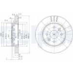 Delphi BG3803 Bremsscheibe Delphi BG3803 Bremsscheibe