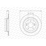 Bremsscheibe DDF2787C