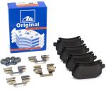 ATE Bremsscheiben Ø256 24.0112-0158.1 + Bremsbeläge 13.0460-2880.2 hinten für AUDI A3 8P SKODA OCTAVIA 2 VW GOLF 5 ATE Bremsscheiben Ø256 24.0112-0158.1 + Bremsbeläge 13.0460-2880.2 hinten für AUDI A3 8P SKODA OCTAVIA 2 VW GOLF 5