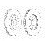 Ferodo DDF2337C Bremsscheibe PREMIER Ferodo DDF2337C Bremsscheibe PREMIER