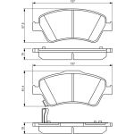 BOSCH 0 986 494 260 Bremsbelagsatz, Scheibenbremse BOSCH 0 986 494 260 Bremsbelagsatz, Scheibenbremse