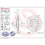 Bremsscheibe 09.5843.3X Bremsscheibe 09.5843.3X