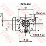 Radbremszylinder BWF262