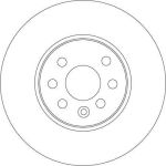TRW DF4318 Bremsscheibe TRW DF4318 Bremsscheibe
