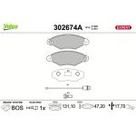 Bremsbelagsatz, Scheibenbremse 302674A Bremsbelagsatz, Scheibenbremse 302674A