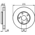 Bremsscheibe 0 986 478 632 Bremsscheibe 0 986 478 632