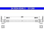 ATE 24.5224-0240.3 Bremsschlauch ATE 24.5224-0240.3 Bremsschlauch