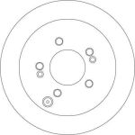 Bremsscheibe DF4287