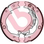 Brembo S 30 540 Bremsbackensatz, Feststellbremse ESSENTIAL LINE Brembo S 30 540 Bremsbackensatz, Feststellbremse ESSENTIAL LINE