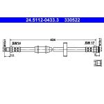 ATE 24.5112-0433.3 Bremsschlauch ATE 24.5112-0433.3 Bremsschlauch