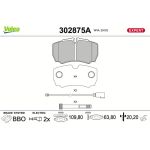 Bremsbelagsatz, Scheibenbremse 302875A