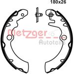 Metzger MG 235 Bremsbackensatz Metzger MG 235 Bremsbackensatz