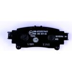 Hella 8DB 355 021-661 Bremsbelagsatz, Scheibenbremse Hella 8DB 355 021-661 Bremsbelagsatz, Scheibenbremse