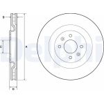 Delphi BG4689C Bremsscheibe Delphi BG4689C Bremsscheibe