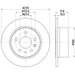 Bremsscheibe 8DD 355 100-991 Bremsscheibe 8DD 355 100-991