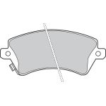 Valeo 598679 Bremsbelagsatz, Scheibenbremse
