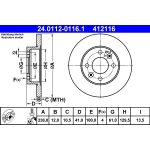Bremsscheibe 24.0112-0116.1
