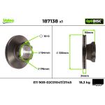 Valeo 187138 Bremsscheibe OptiDISC Valeo 187138 Bremsscheibe OptiDISC