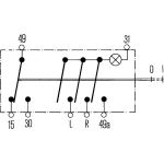 Warnblinkschalter 6HF 001 579-052 Warnblinkschalter 6HF 001 579-052