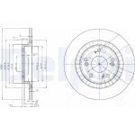 2x Delphi BG3795 Bremsscheibe 2 x 2x Delphi BG3795 Bremsscheibe 2 x