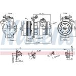 Kompressor, Klimaanlage 890662 Kompressor, Klimaanlage 890662