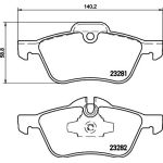 Bremsbelagsatz, Scheibenbremse 8DB 355 009-171