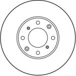 TRW DF1807 Bremsscheibe