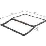 BOSCH F 026 400 227 Luftfilter