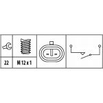 Schalter, Rückfahrleuchte 6ZF 181 612-021 Schalter, Rückfahrleuchte 6ZF 181 612-021