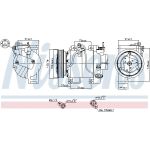 Nissens 890700 Kompressor, Klimaanlage FIRST FIT Nissens 890700 Kompressor, Klimaanlage FIRST FIT
