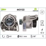 Valeo 443122 Generator CORE-FLEX Valeo 443122 Generator CORE-FLEX