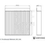 Filter, Innenraumluft ADBP250063 Filter, Innenraumluft ADBP250063