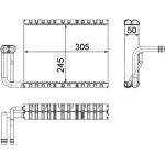 Verdampfer, Klimaanlage AE 88 000P Verdampfer, Klimaanlage AE 88 000P