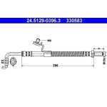 ATE 24.5129-0396.3 Bremsschlauch