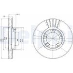 Delphi BG3174 Bremsscheibe Delphi BG3174 Bremsscheibe