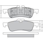 Metzger 1170154 Bremsbelagsatz, Scheibenbremse Metzger 1170154 Bremsbelagsatz, Scheibenbremse