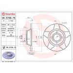 Brembo 08.5709.75 Bremsscheibe XTRA LINE - Max Brembo 08.5709.75 Bremsscheibe XTRA LINE - Max