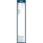 BOSCH N 72 Scheibenwischer Twin 3 397 002 918 BOSCH N 72 Scheibenwischer Twin 3 397 002 918