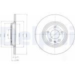 Delphi BG4081 Bremsscheibe Delphi BG4081 Bremsscheibe