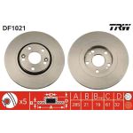 TRW DF1021 Bremsscheibe TRW DF1021 Bremsscheibe