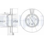 Delphi BG9212 Bremsscheibe