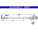 ATE 24.5123-0281.3 Bremsschlauch ATE 24.5123-0281.3 Bremsschlauch