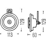 Horn 3BA 002 768-001 Horn 3BA 002 768-001