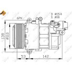 NRF 32184 Kompressor, Klimaanlage EASY FIT NRF 32184 Kompressor, Klimaanlage EASY FIT