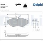 Delphi LP1695 Bremsbelagsatz, Scheibenbremse